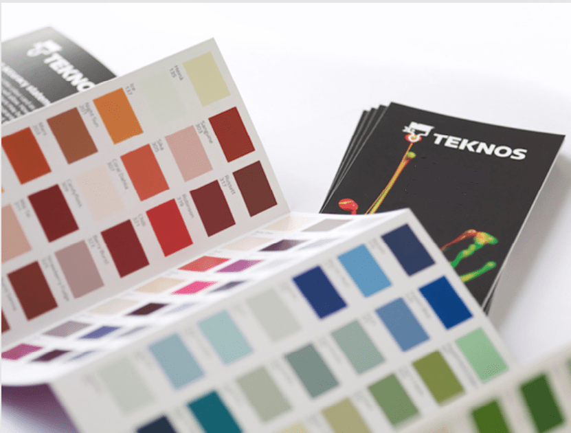 nomenu Bild på en färgpalett med olika färger 