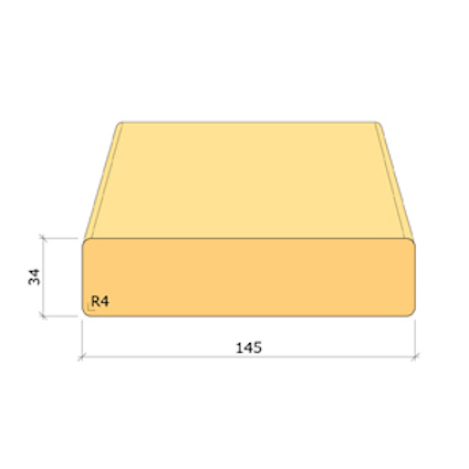 BYGGREGEL G4-2 GRAN 34X140 3,6 M