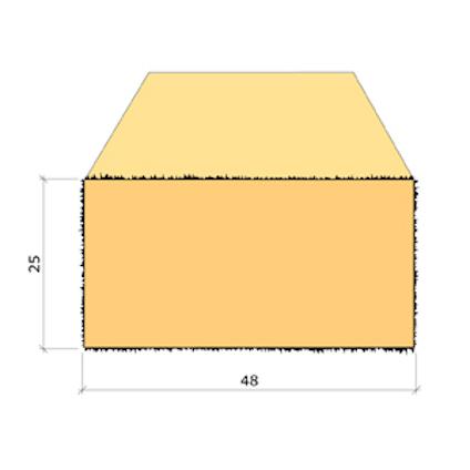 25X48 LÄKT GRAN G4-2 3,6M