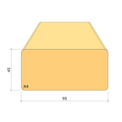 45X95 K-VIRKE C18 GRAN 2,5M