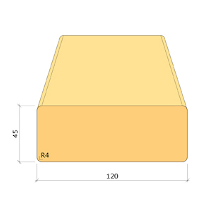 45X120 K-VIRKE C18 GRAN 2,5M
