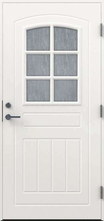 YTTERDÖRR RUSTIK GLAS VIT - Diplomat