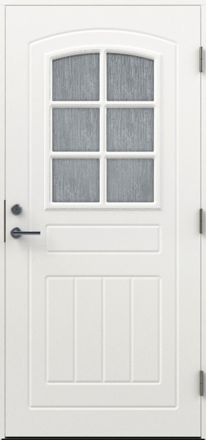 YTTERDÖRR RUSTIK GLAS VIT 9X21 H