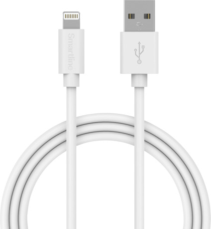 LADDKABEL LIGHTNING 1M VIT FÖR IPHONE/IPAD