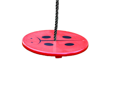 GUNGA NYCKELPIGA RÖD/SVART 30X30X1,8 CM REP=180 CM