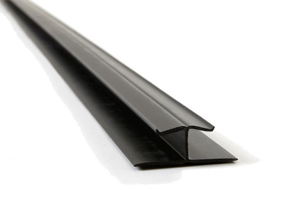 VINDTÄTNINGSPROFIL VT-V ABS VERTIKAL 3000 MM