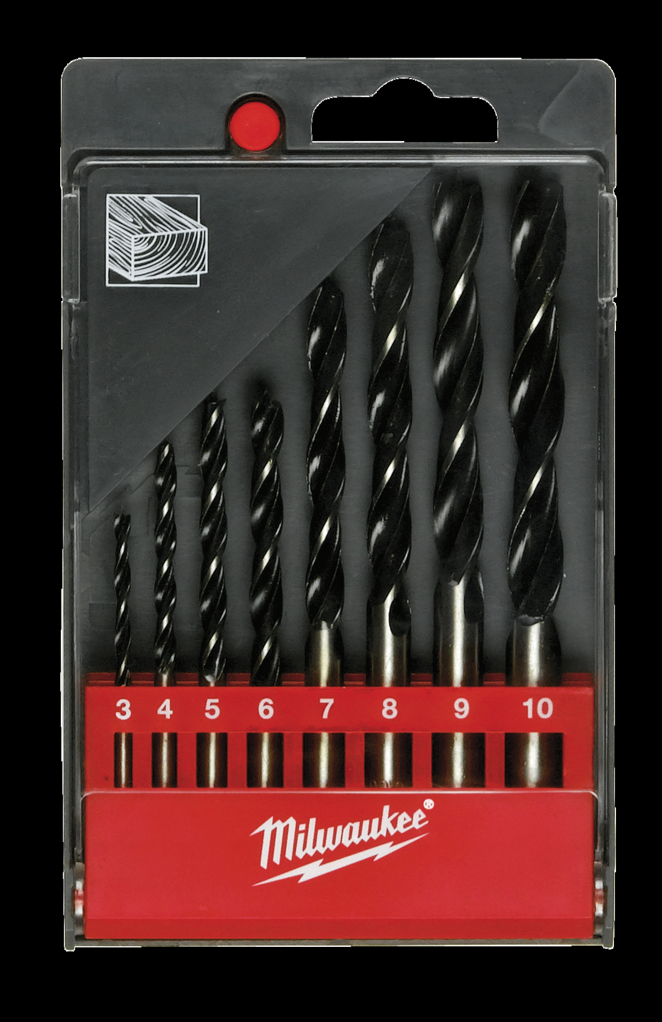 TRÄBORR SET 3-10MM 8P  - Milwaukee