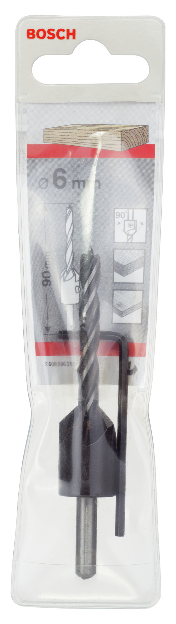 TRÄSPIRALBORR BOSCH MED FÖRSÄNKARE - Bosch