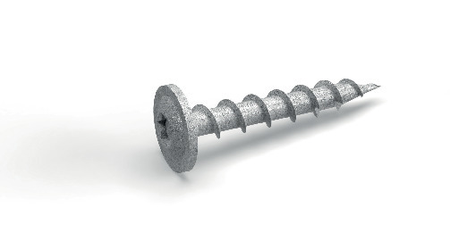 TRÄSKRUV BIG DOG C4 ZINKFLAKES - FAST