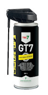 Sprayflaska märkt "TEC7 GT7 Professional Multispray" med svart lock och påmonterat sprayrör.