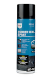 Sprayburk med svart lock, etikett med texten "TEC7", "RUBBER SEAL SPRAY", "500 ml", och vatten- och flexsymboler.