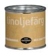Linoljefärg med beige etikett och text "linoljefärg", "HERRGÅRDSGUL", "NCS 2242-Y19R".