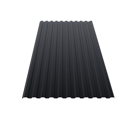 TAK- OCH VÄGGPLÅT LLP20 SVART 015 PE 1000X3000X0,5MM