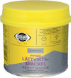 Plastburk med gul etikett och texten "LÄTTVIKTSSPACKEL", märkt med "Plastic Padding since 1956".