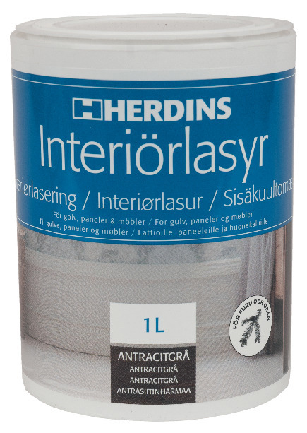 INTERIÖRLASYR AQUA 1 LITER - Herdins