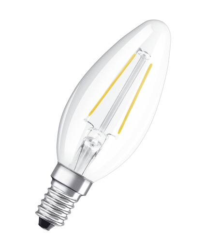 LED-LAMPA KRON (25) KLAR E14 BOX 827 CL B OSRAM