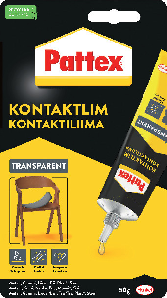 KONTAKTLIM 50 G TRANSPARENT LIQUID - Pattex
