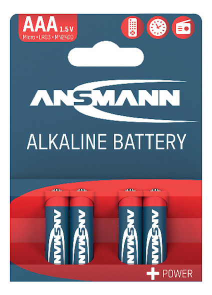 BATTERI AAA/LR03 1,5V 4-PACK
