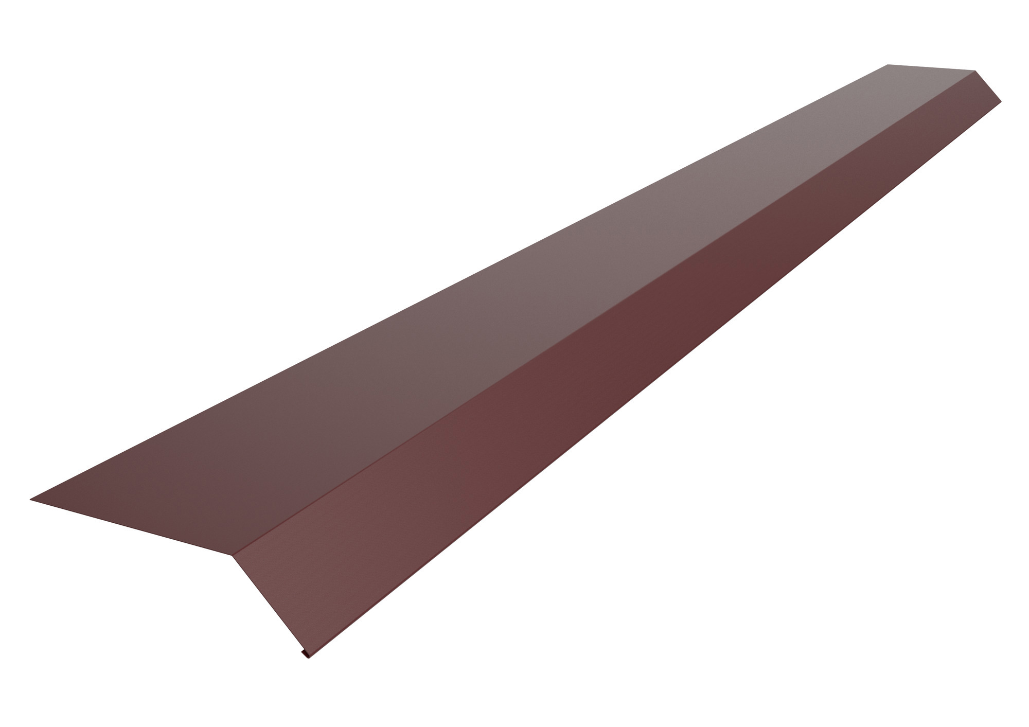 FOTPLÅT FOTPA FÖR TAKFOT MÖRKRÖD 758 70X2000MM - Lindab