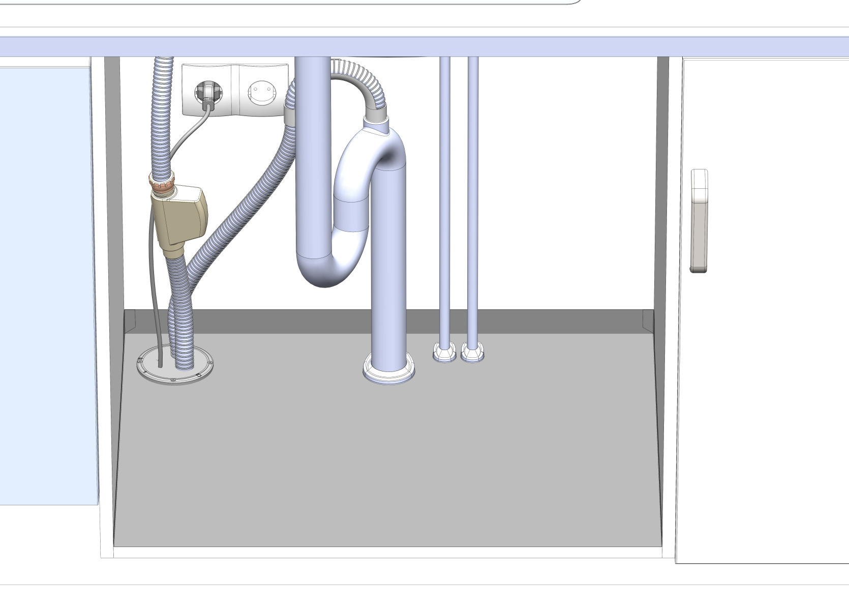 TÄTNINGSSATS RÖRGENOMFÖRINGAR TILL BLA BÄNKSKÅP - TOLLCO