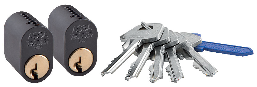 CYLINDER 1201 OVAL ENKEL - ASSA