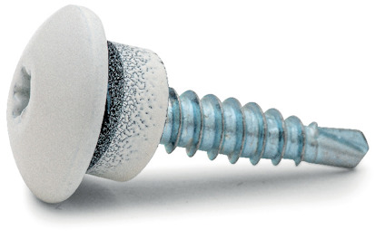 FARMARSKRUV ÖVERLAPP UFO 4,8X20 VIT BURK=100