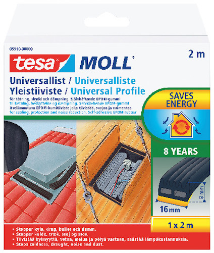 UNIVERSALLIST 2M X 16MM X 8MM