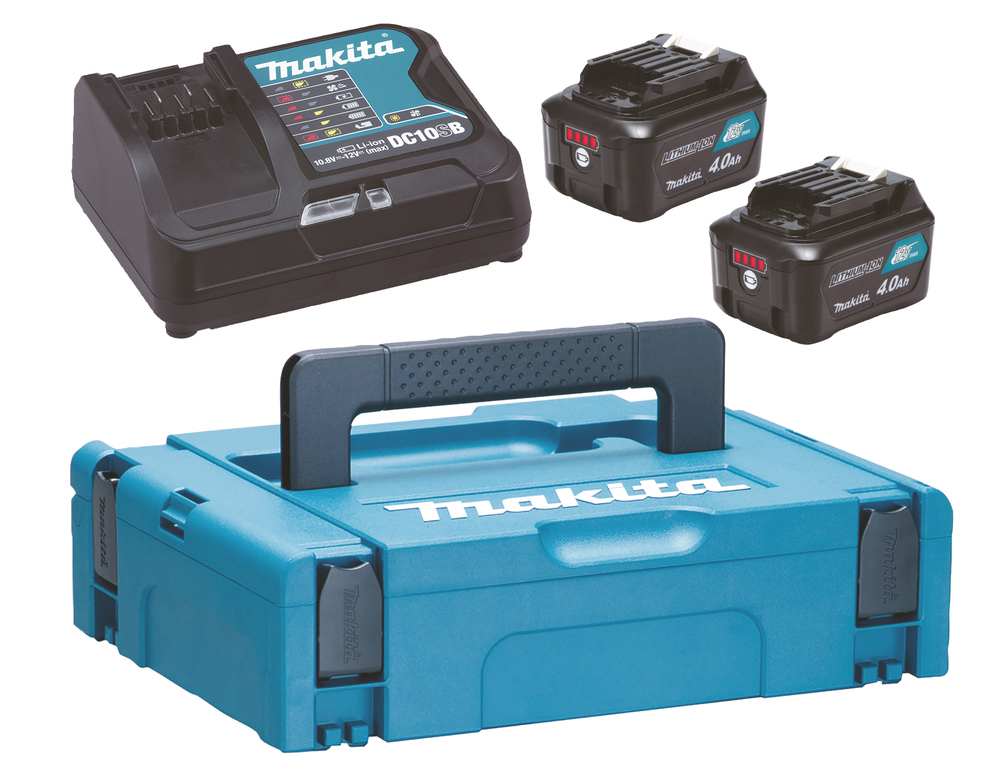 POWERPACK 197641-2 MAKITA 12V 2X4,0AH DC10SB MAKPAC 1 - Makita