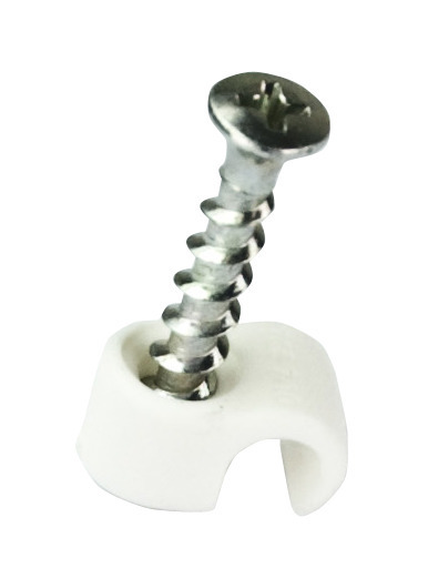 LEDNINGSHÅLLARE TCS MED SKRUV, RUND, I KARTONG - Schneider Electric