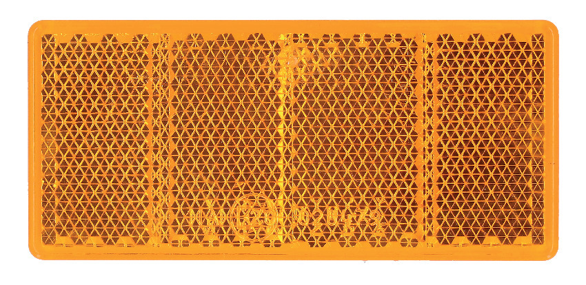 REFLEX REKTANGULÄR 69X31, 5 GUL 2-P - Thomee