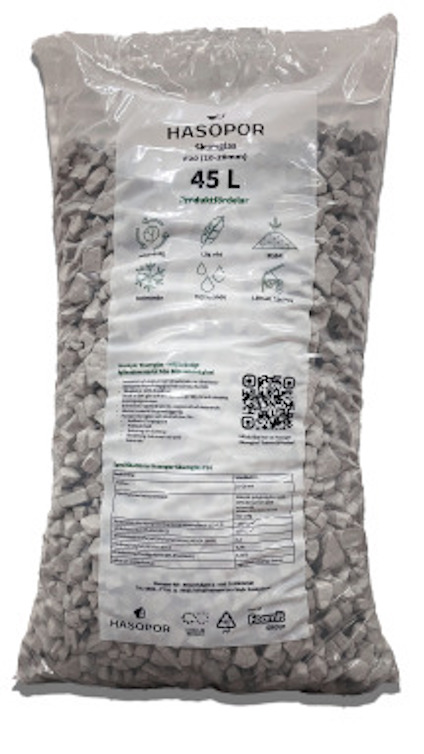 HASOPOR SKUMGLAS F20H SÄCK 45 L