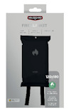 Brandfilt förpackad i vit kartong med texten "FIRE BLANKET 120x180" och Housegard-logo.