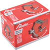 Röd och vit kartong med texten "50 mm (2 in.)", visar en bild av ett metallskruvstäd och Onsite-logotyp.